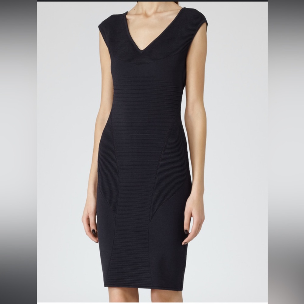 Reiss Pippa Textured Bodycon Dress